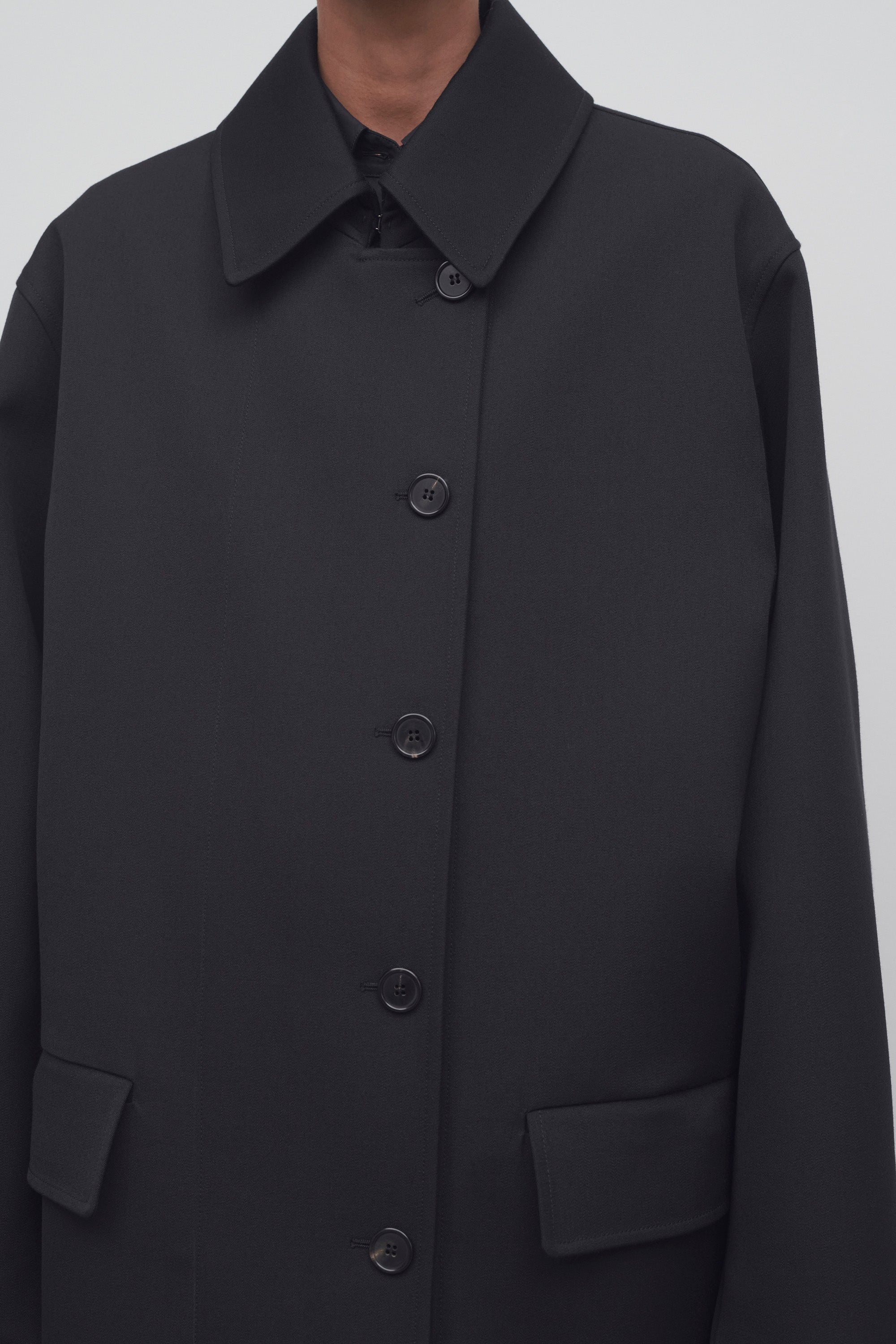 The Row Brenno Jacket in Wool | REVERSIBLE