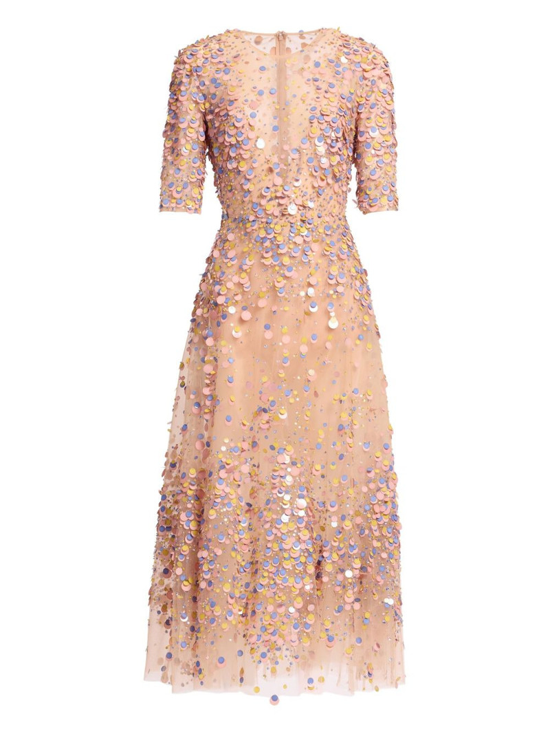 sequin-embellished mini dress 1