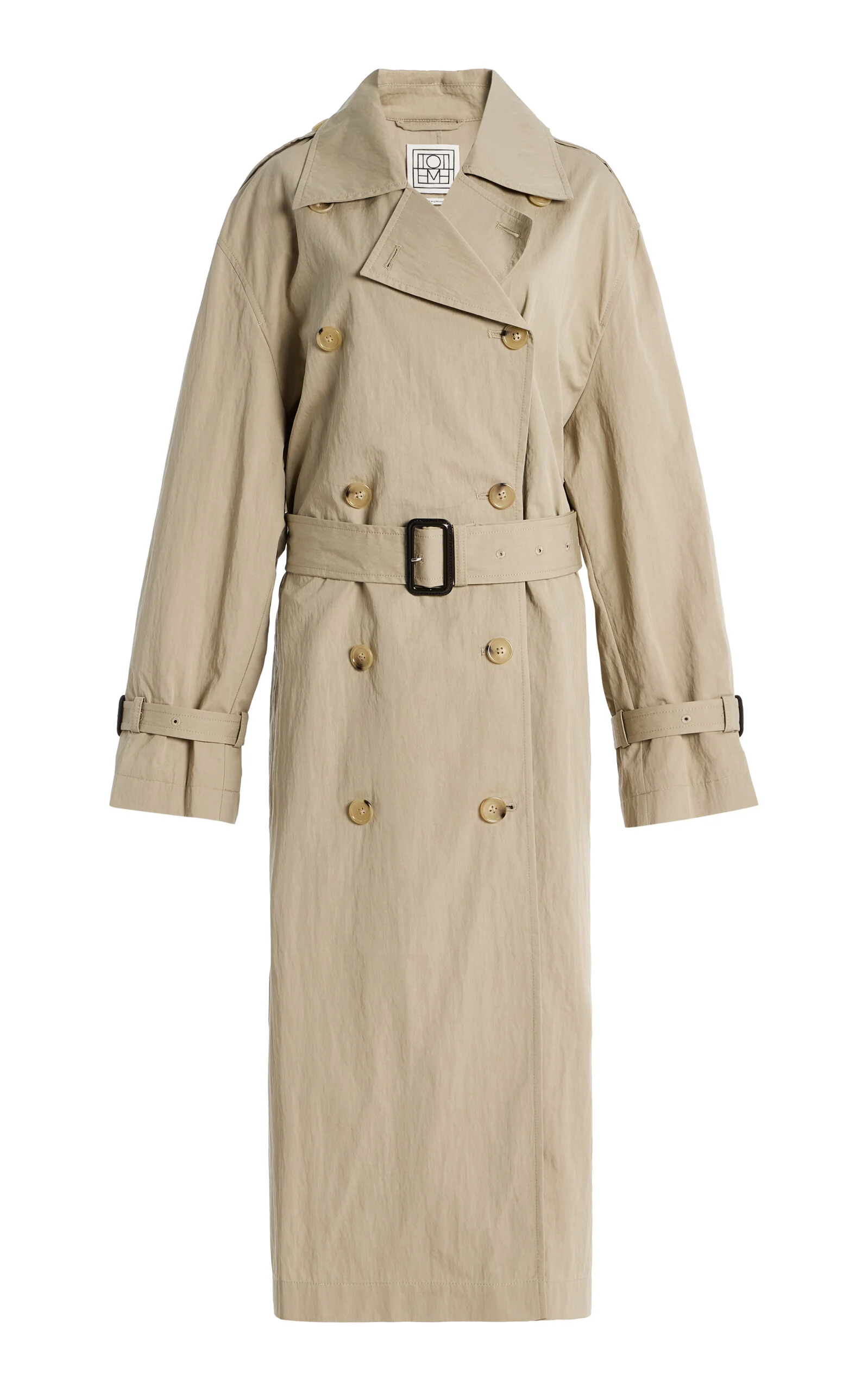 Cotton-Blend Trench Coat neutral - 1