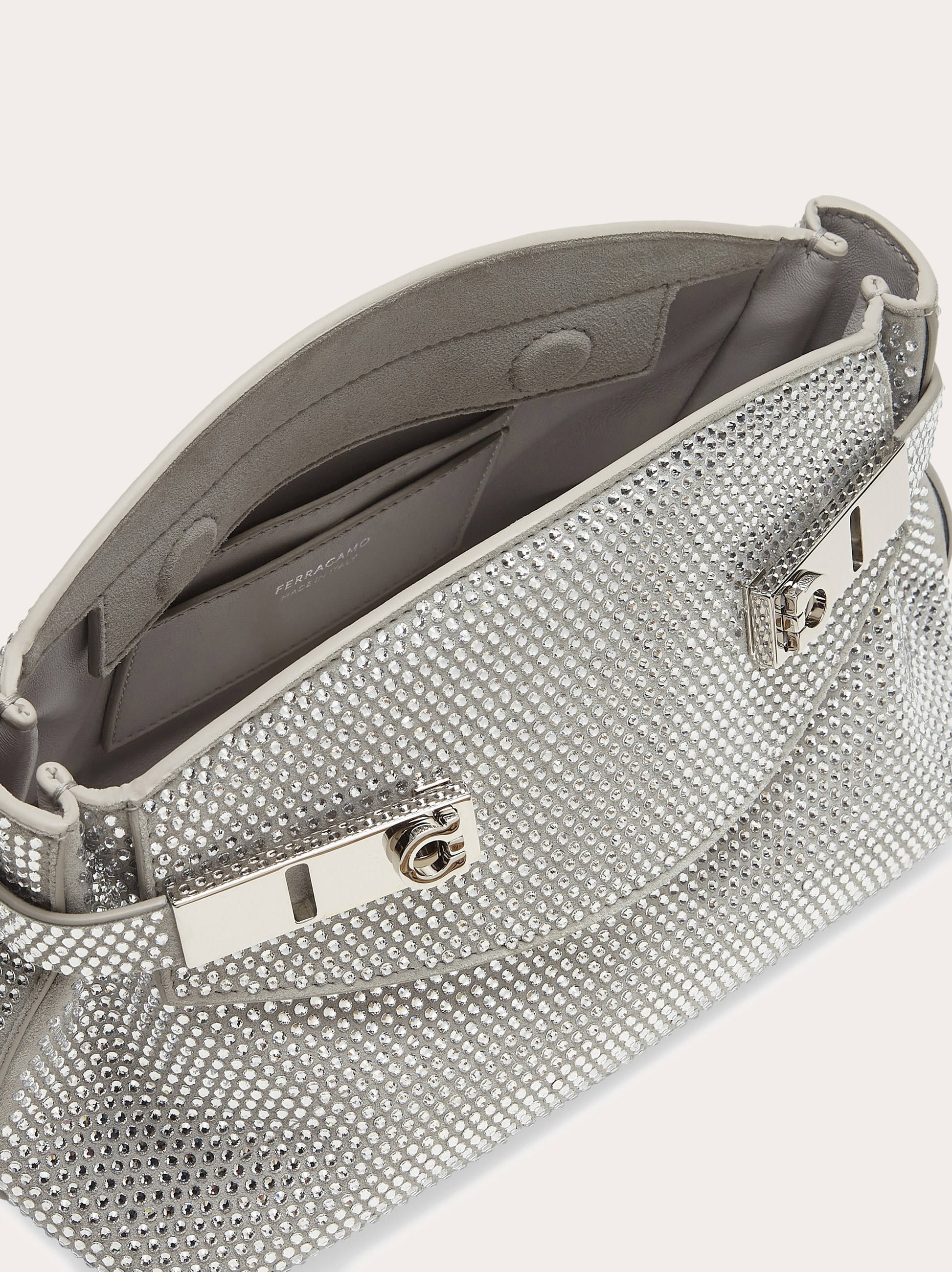 Hug crossbody bag with crystals (S) - 6