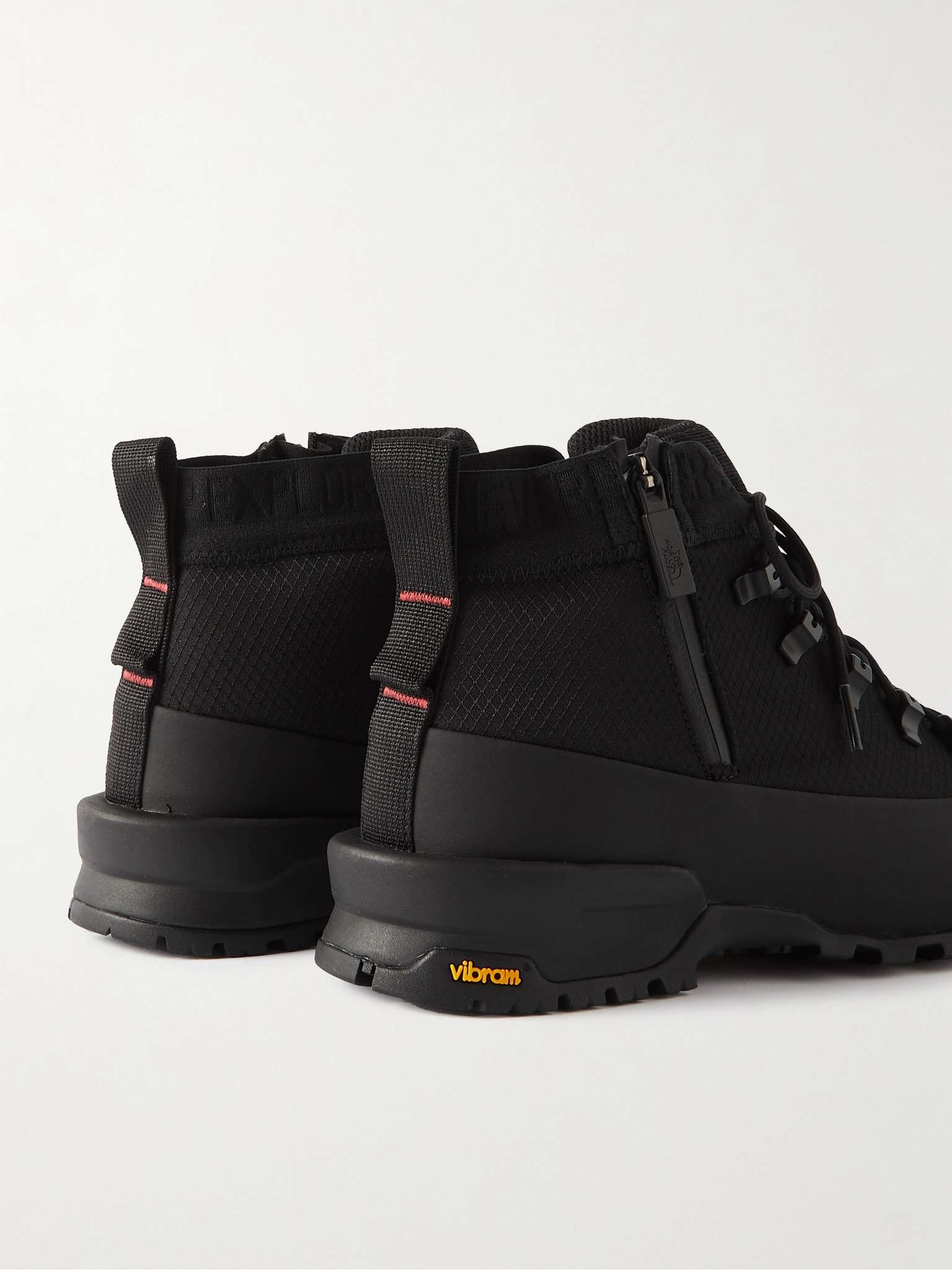 Glenclyffe Rubber-Trimmed Mesh Boots - 5