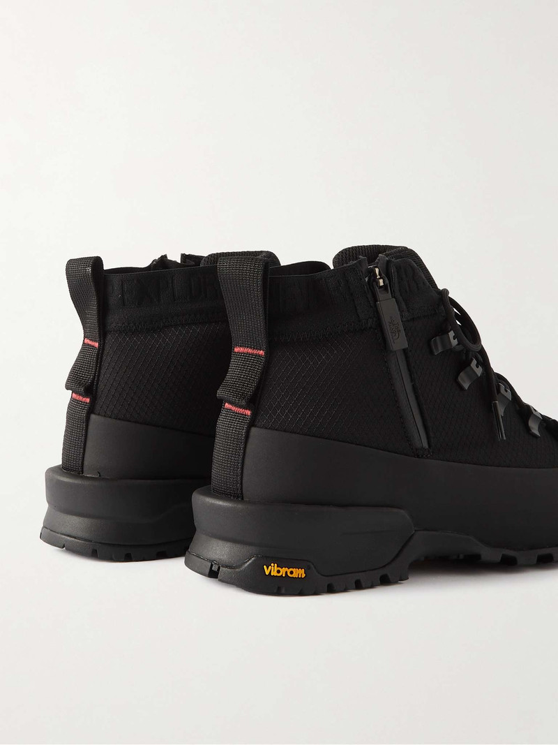 Glenclyffe Rubber-Trimmed Mesh Boots 5