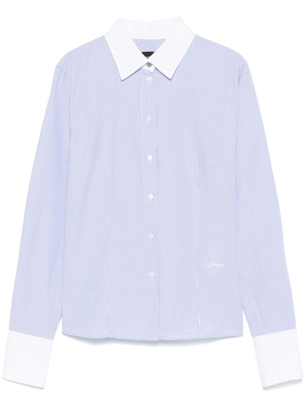 striped cotton shirt - 1