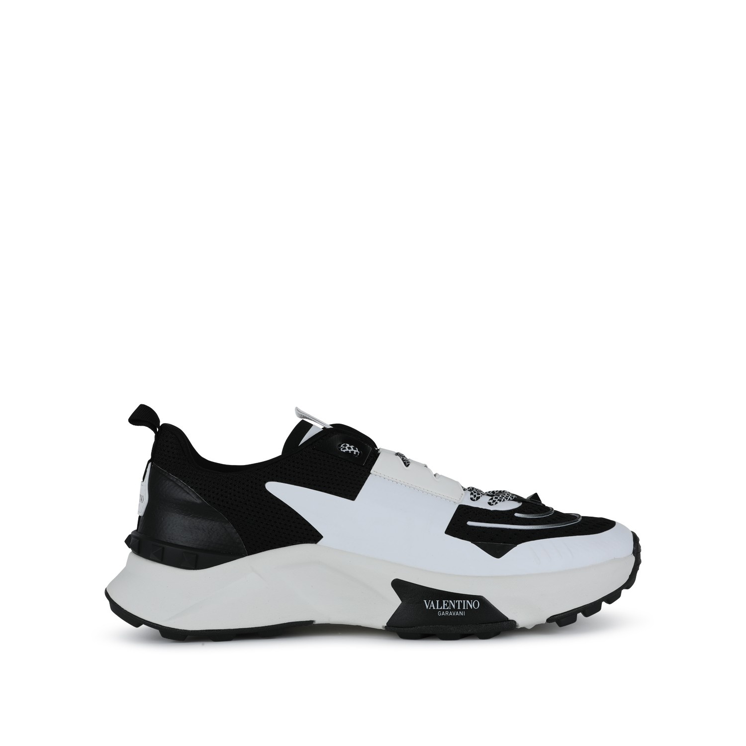 【VALENTINO】スニーカー ブラック Valentino BLACK LEATHER SNEAKERS | palazzobellies | REVERSIBLE