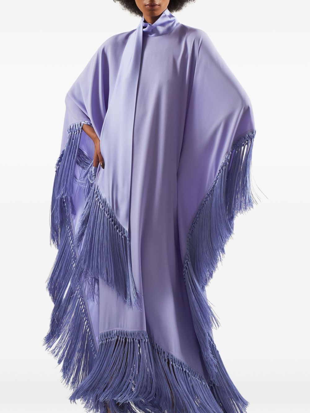 Mrs Ross fringe-trimmed maxi dress - 4