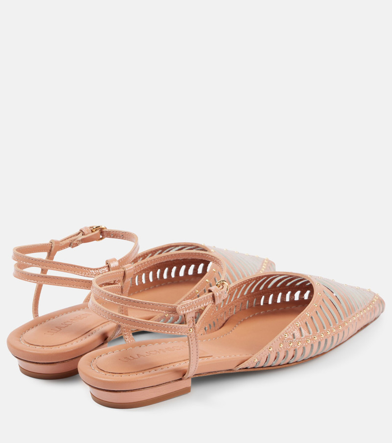 ULLA JOHNSON Violette leather flats outlook