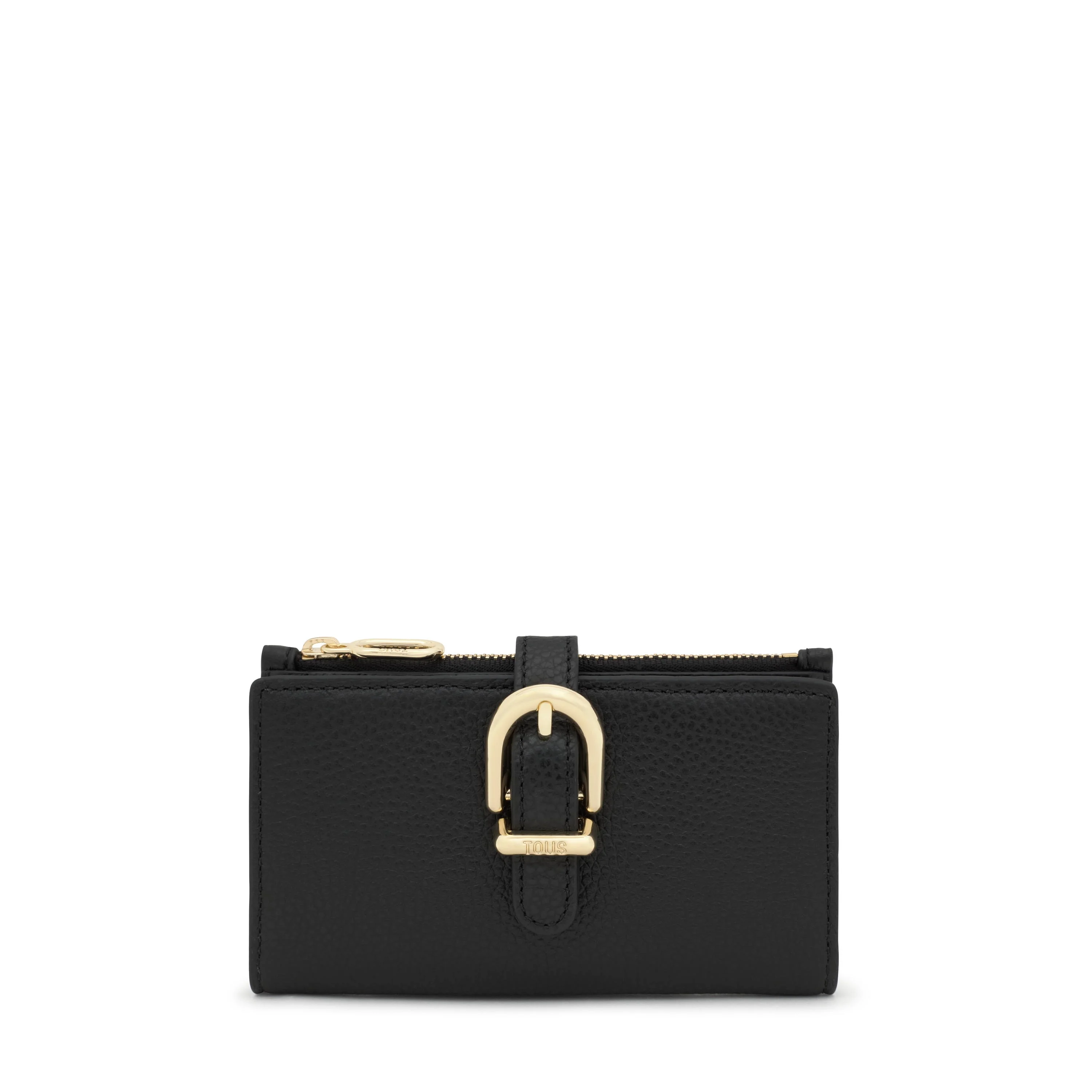Black leather Card wallet TOUS Buckles - 1