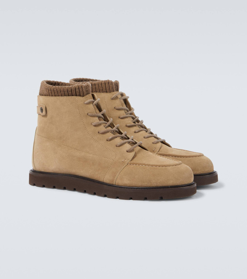 Verbier suede lace-up boots 5