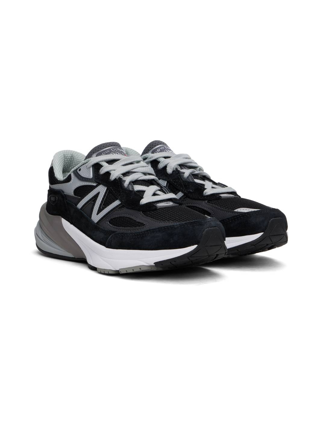 Black Made in USA 990v6 Sneakers - 4