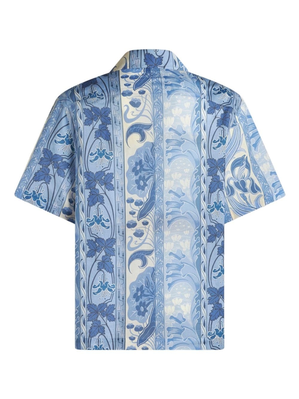 floral-print bowling shirt - 6