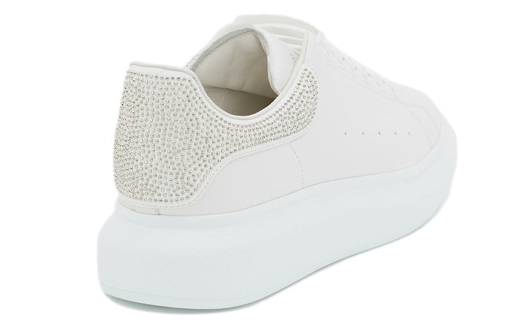 Alexander McQueen Oversized Crystal-embellished Sneakers 'White' 646967WHZ4Y9071 - 4