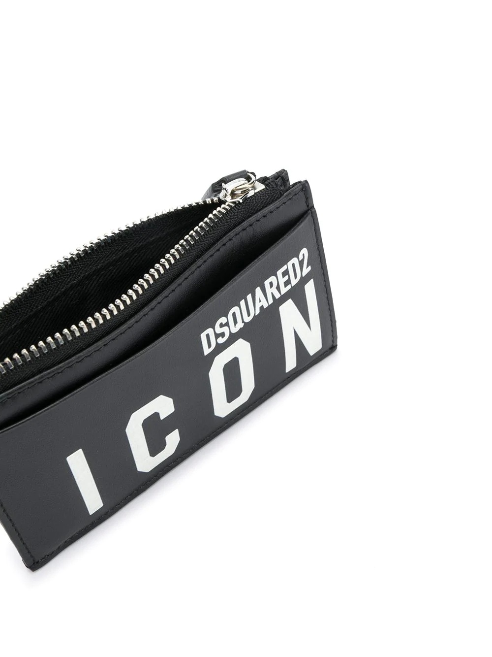 icon print zip purse - 3