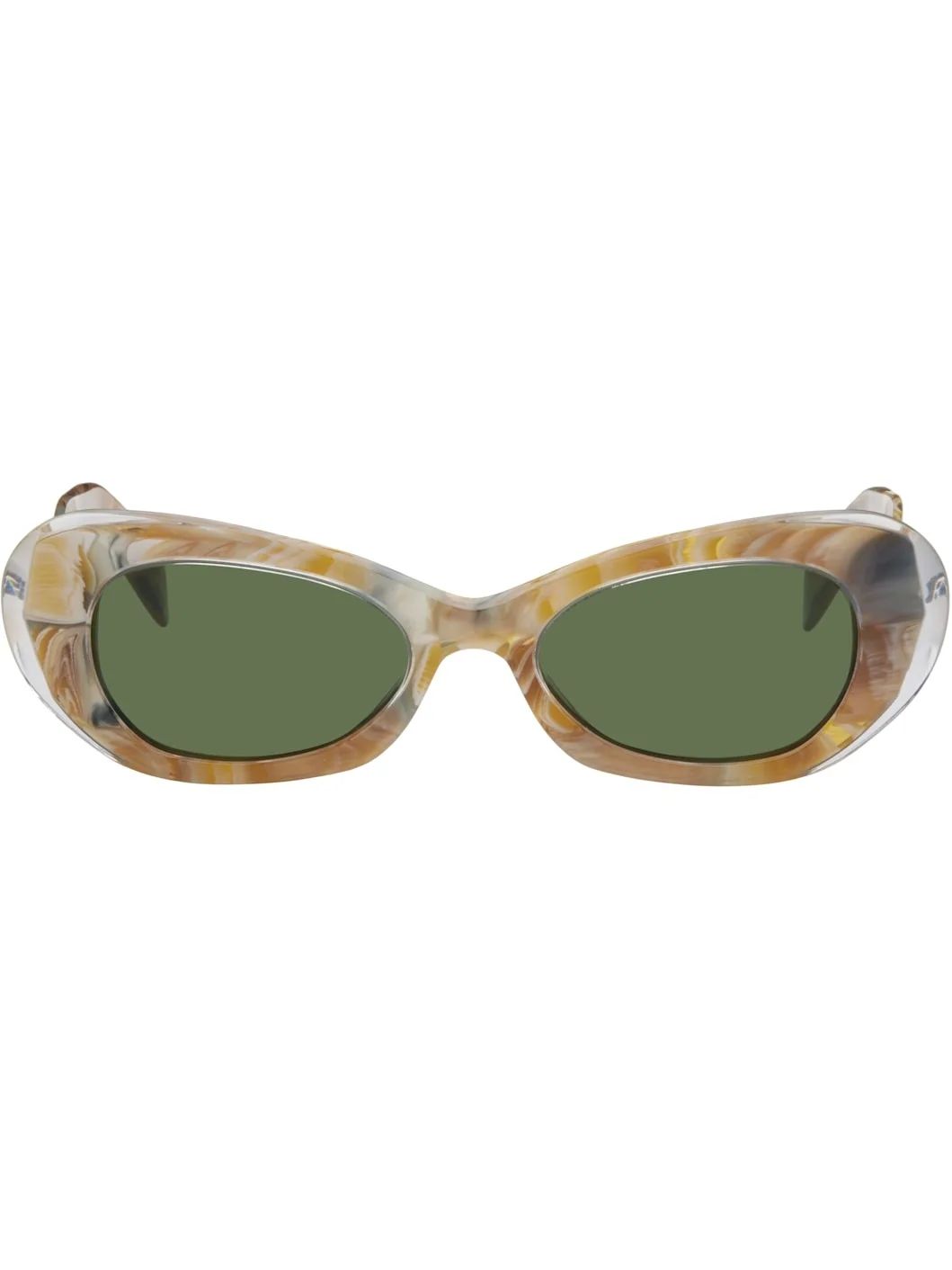 Beige & Gray Izipho Sunglasses - 1