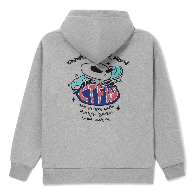 Li-Ning Li-Ning Counterflow Mars Graphic Hoodie 'Grey' AWDRD69-6 outlook