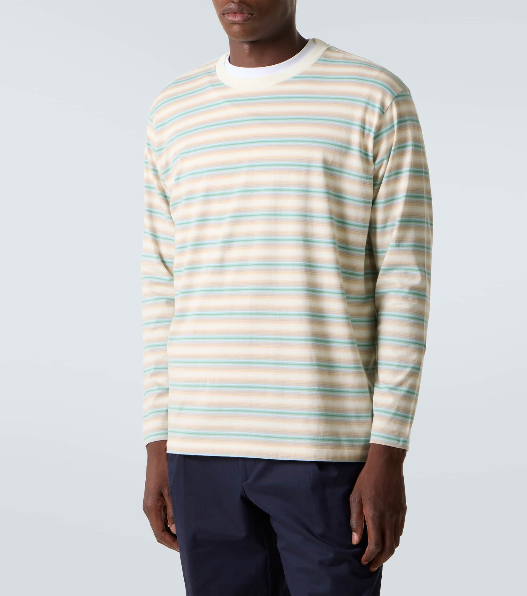 Striped cotton jersey T-shirt - 3