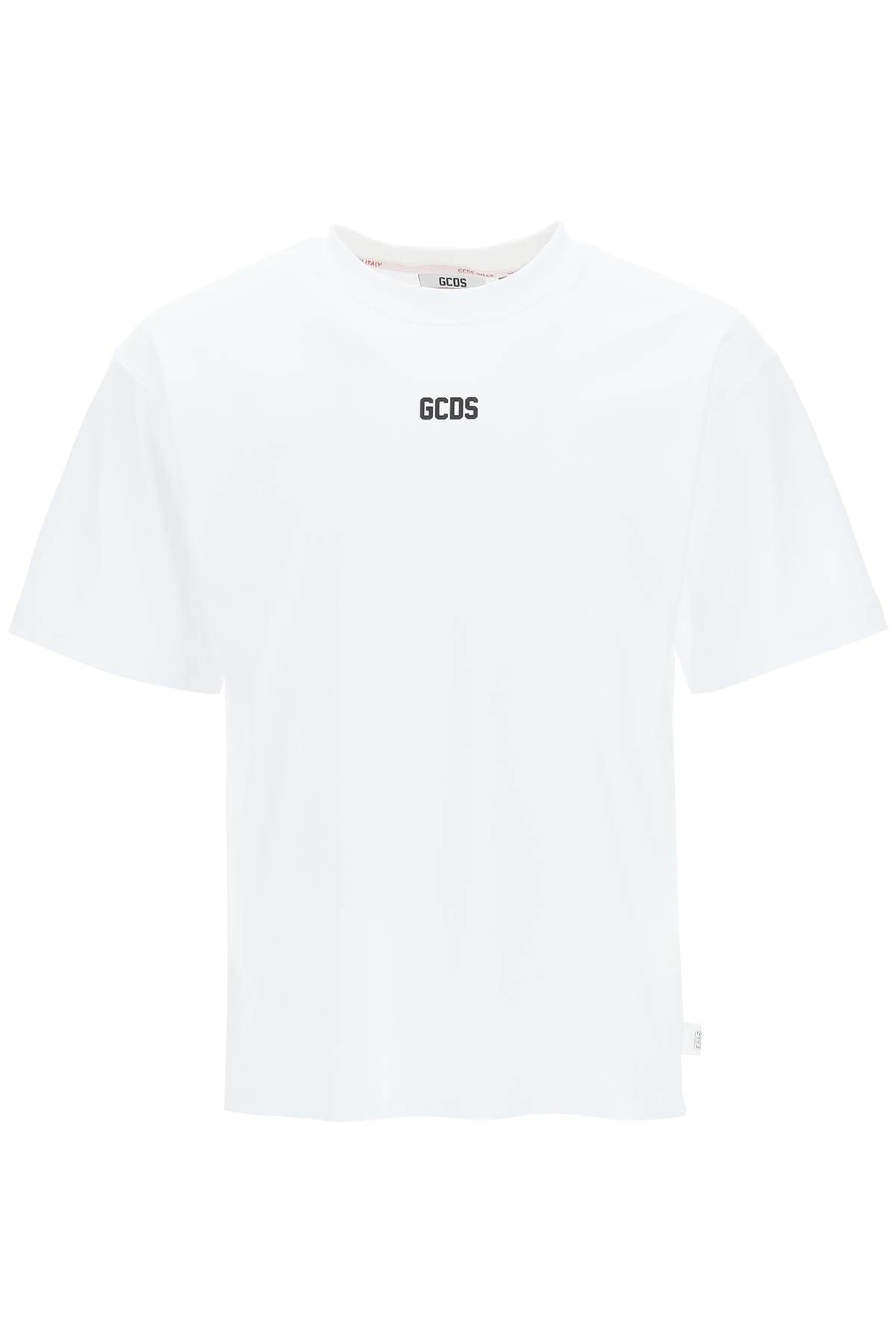 T-SHIRT WITH RUBBERIZED MICRO LOGO - 1