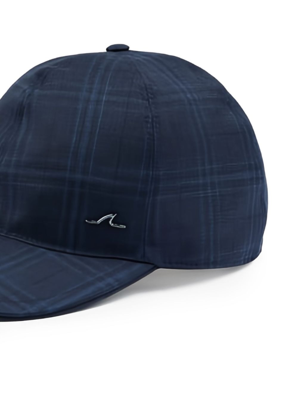 tartan-check baseball cap - 2