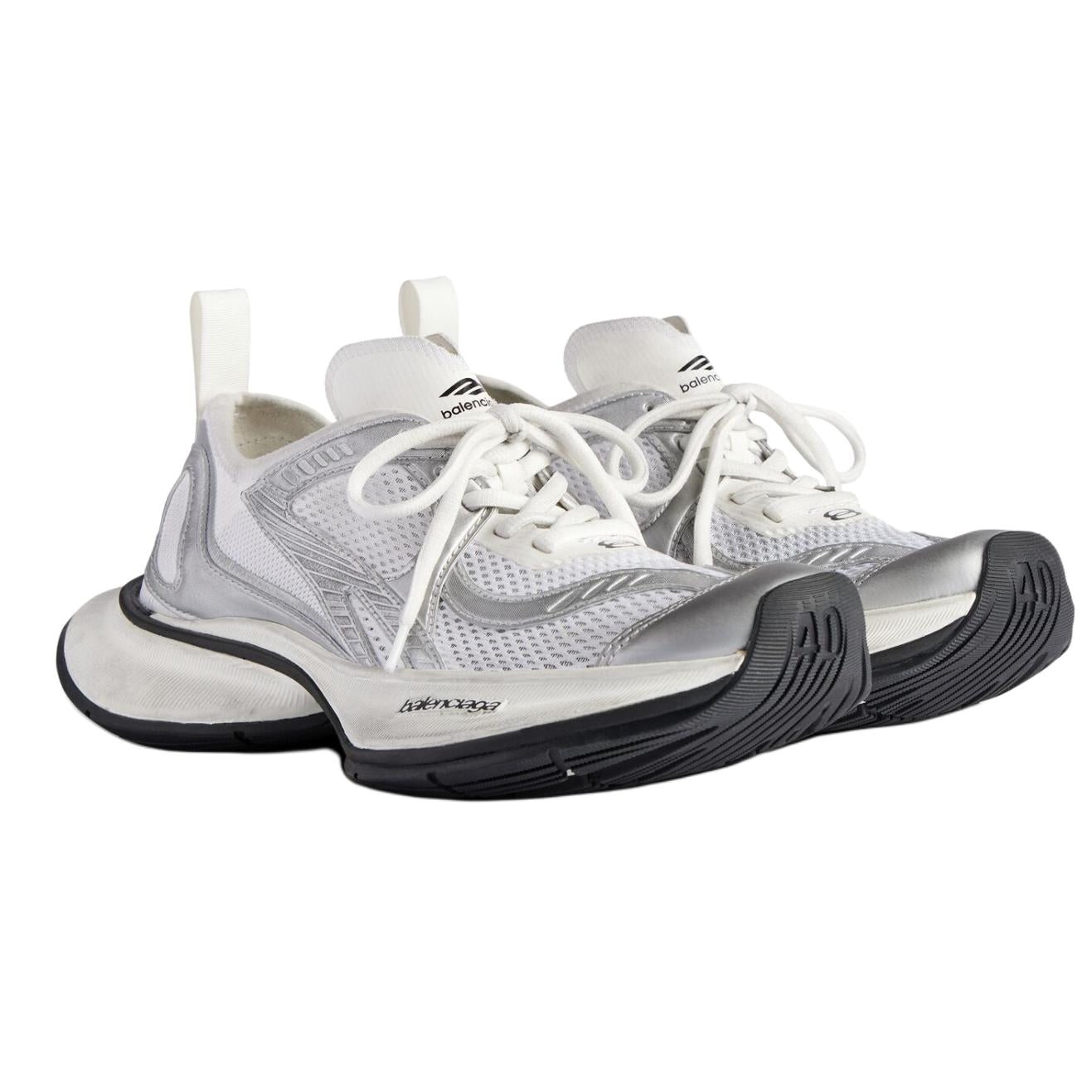 Balenciaga Circuit Sneaker 'White Silver' 793945WFLGY9100 - 3