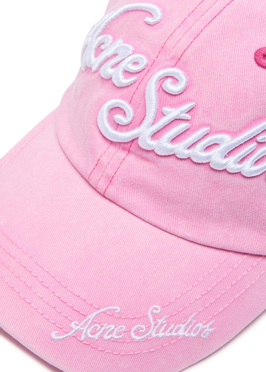 Acne Studios Carliy Tourist Logo-embroidered Cotton cap - 3