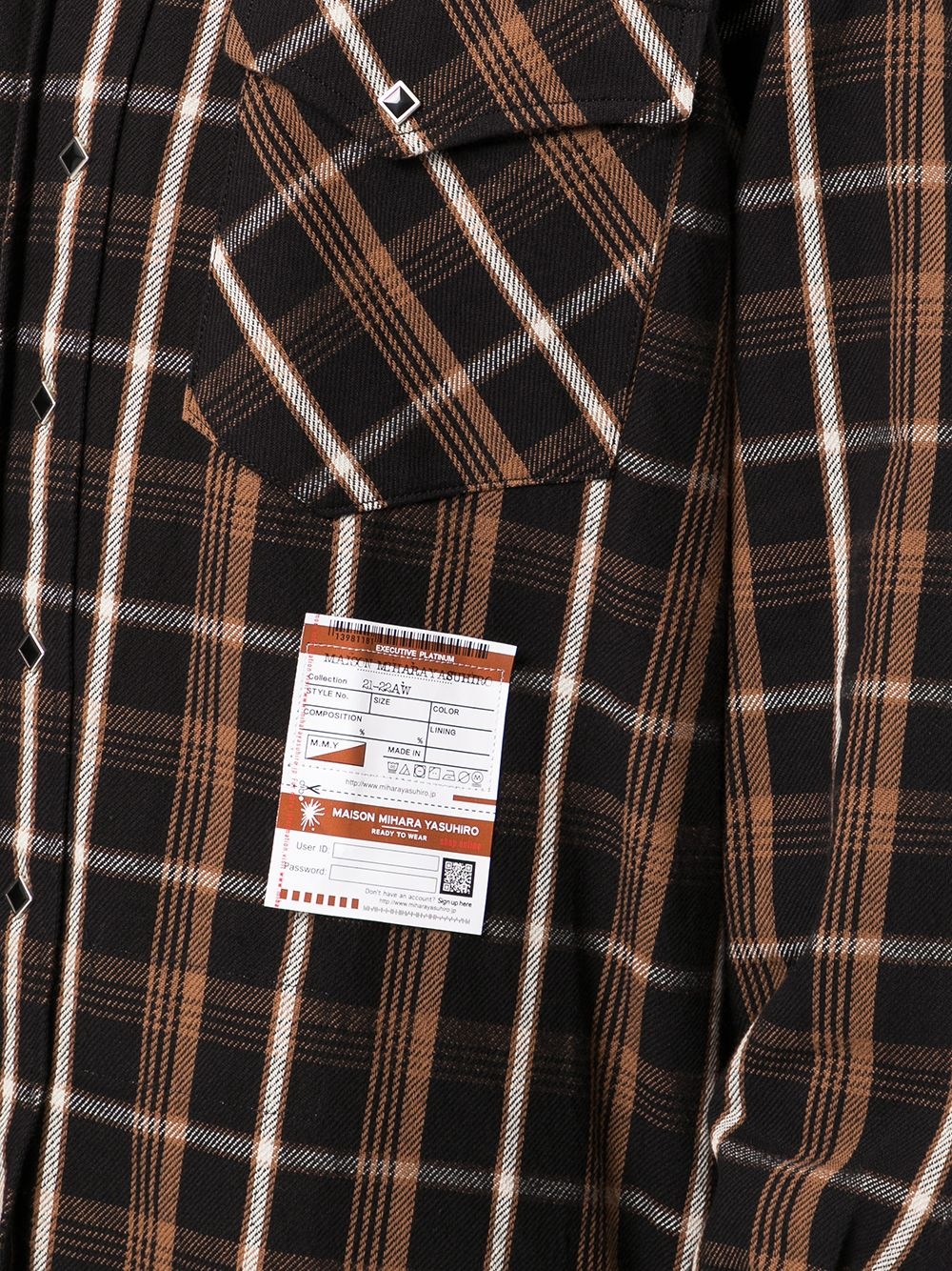 checked cotton shirt - 5