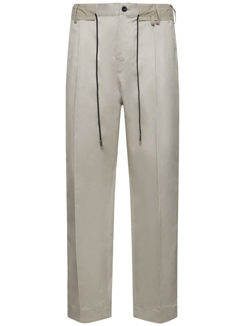 Cotton chino pants - 1