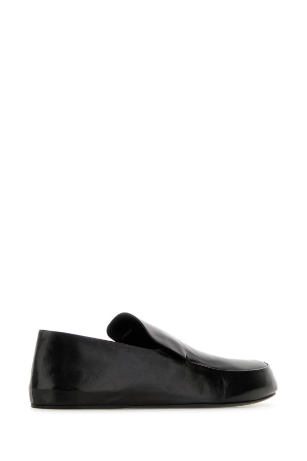 Black leather Tripon loafers - 3