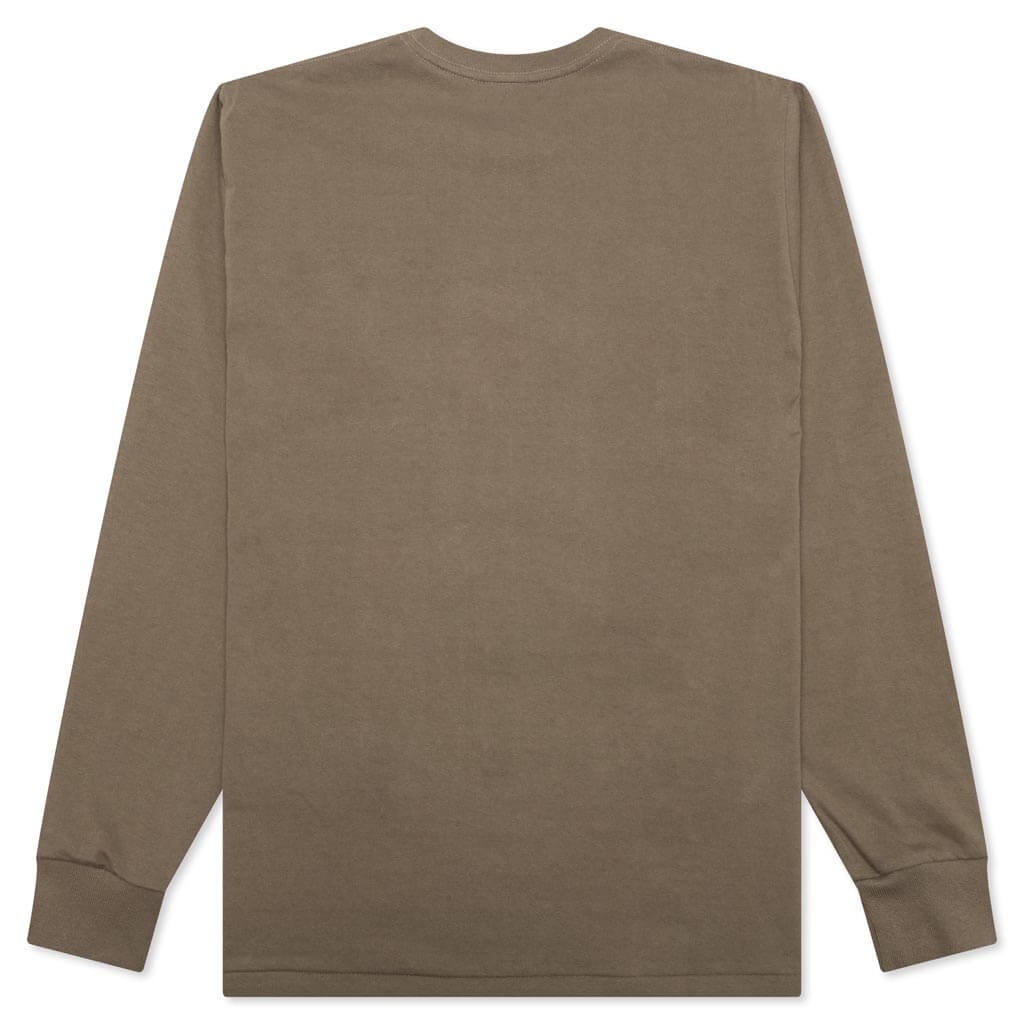 LIQUID CAMO COLLEGE L/S TEE - BROWN - 2