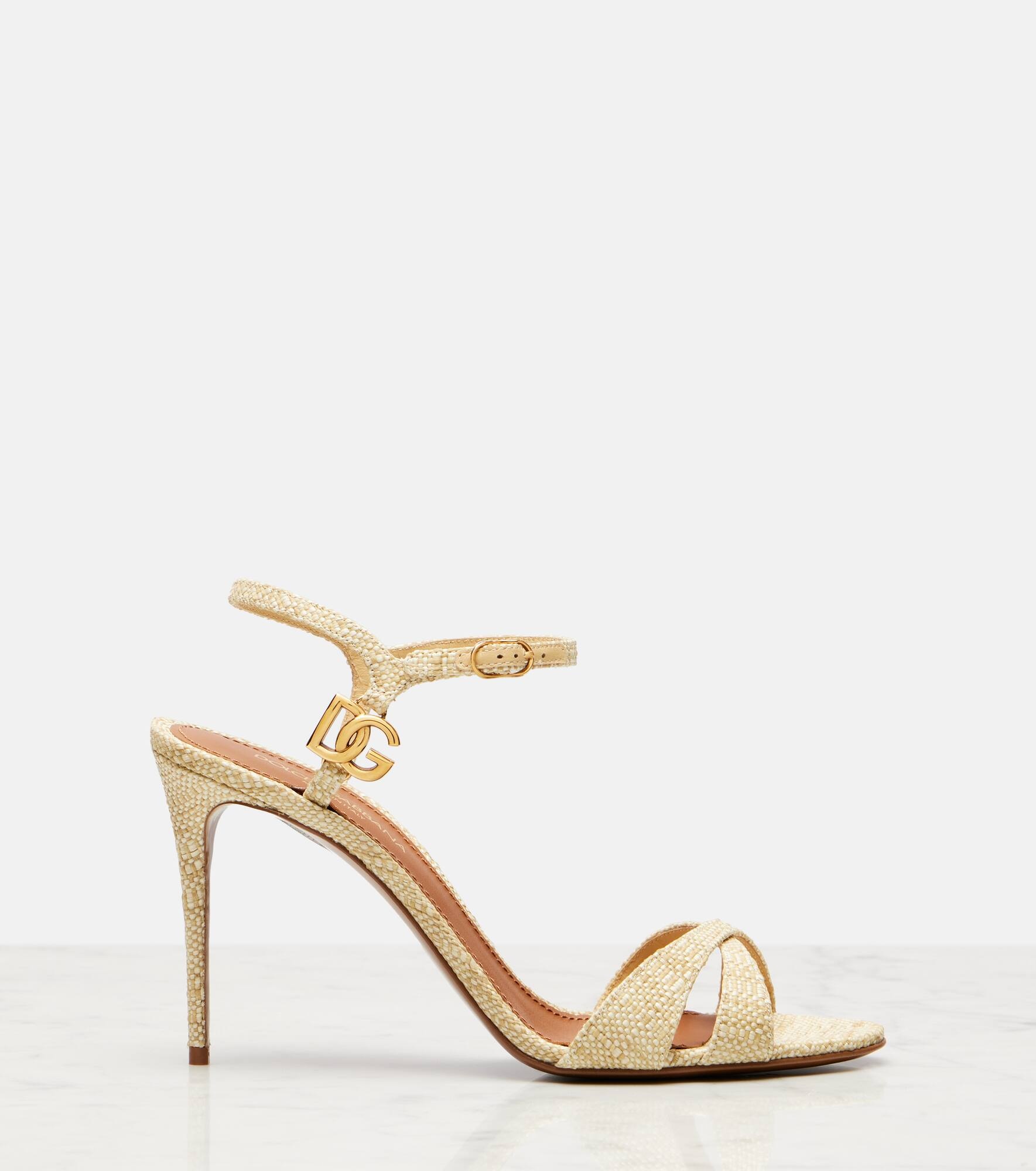 Raffia-effect sandals - 4