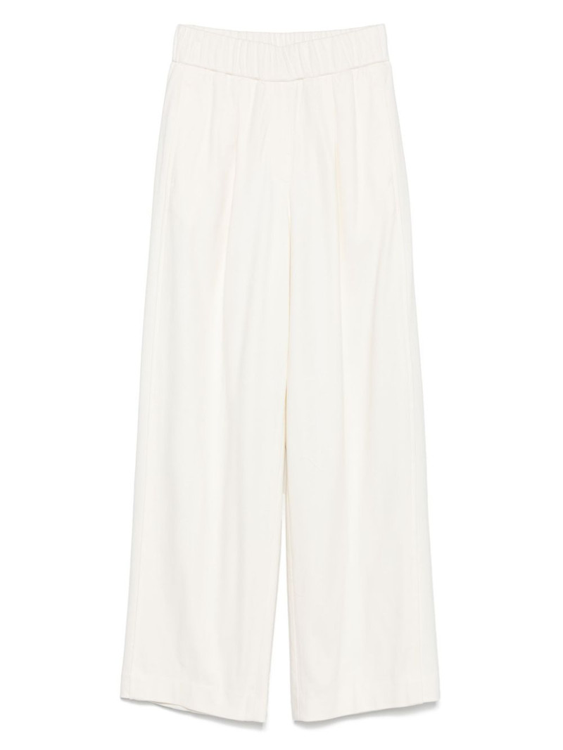 pleated wide-leg trousers 1
