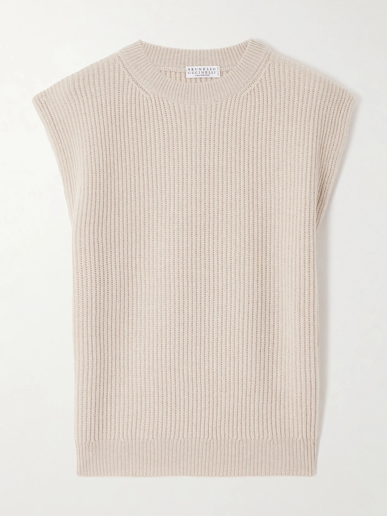 Ribbed Wool, Cashmere And Silk-blend Sweater - 1