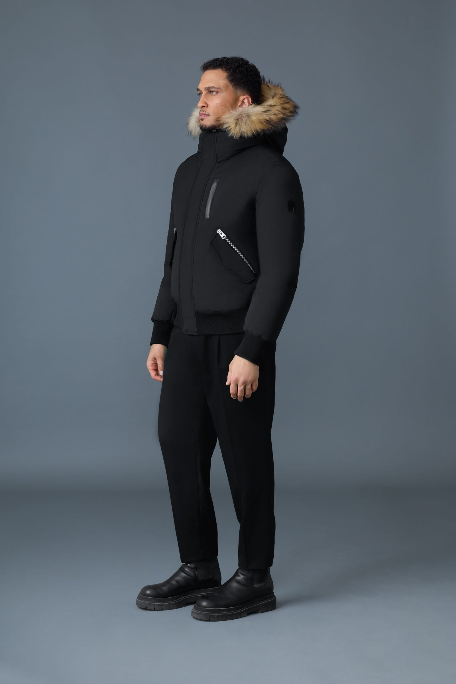 DIXON 2-in-1 Nordic Tech down bomber with natural fur - 3