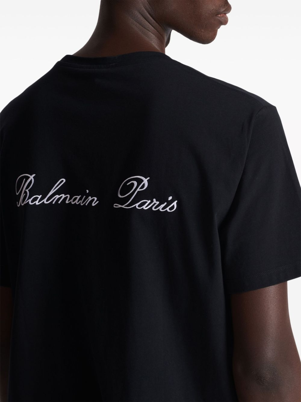 Balmain Men Cotton Signatured T-Shirt - 2