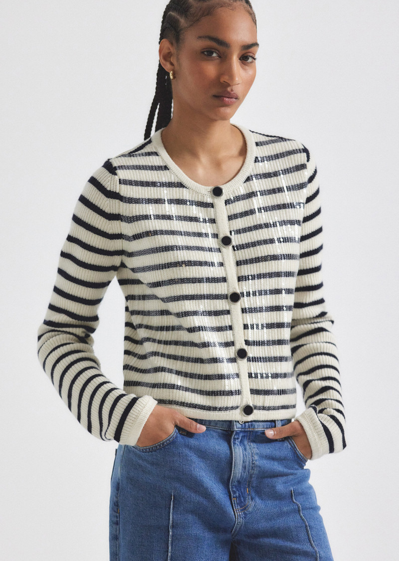 NEBULA SEQUIN CARDIGAN 4