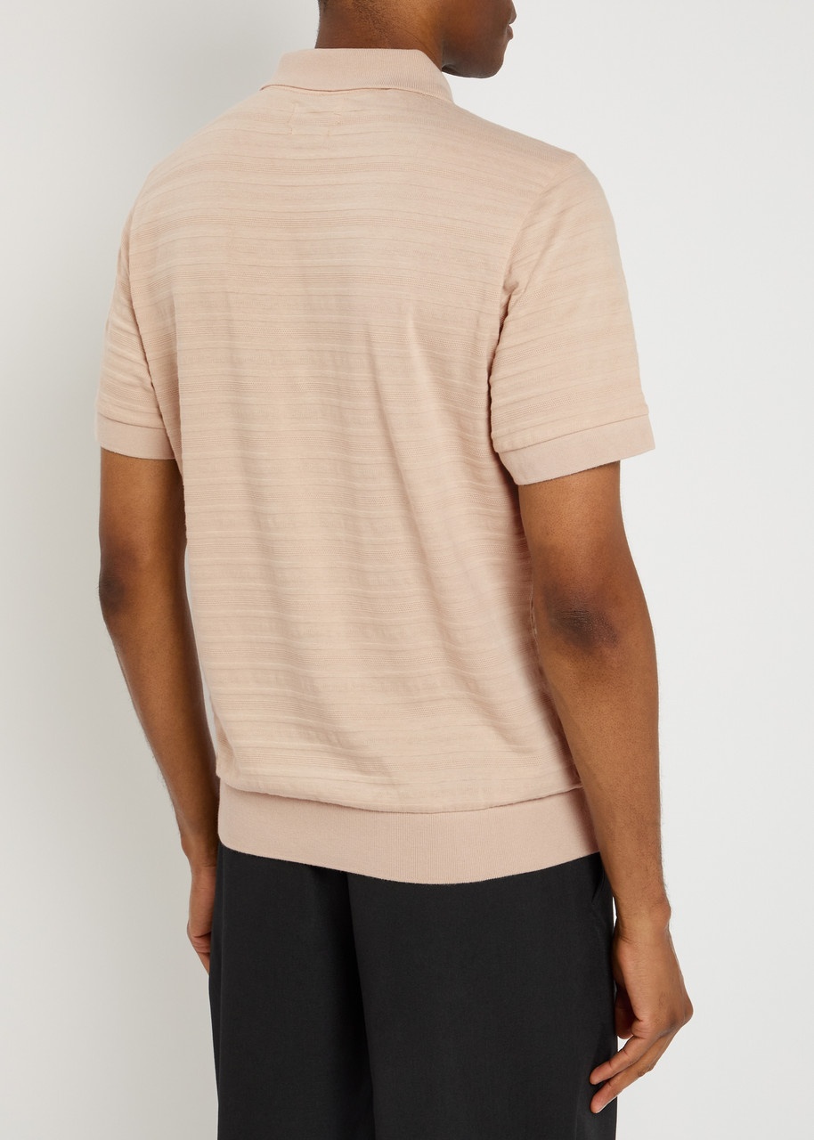 Oliver Spencer Glendale Striped Knit Polo Shirt - 3