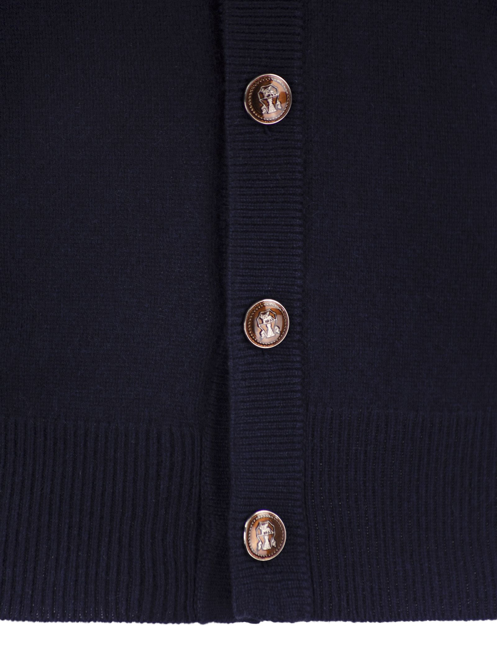 Brunello Cucinelli Men Alpaca, Cotton And Wool Cardigan With Metal Buttons - 4
