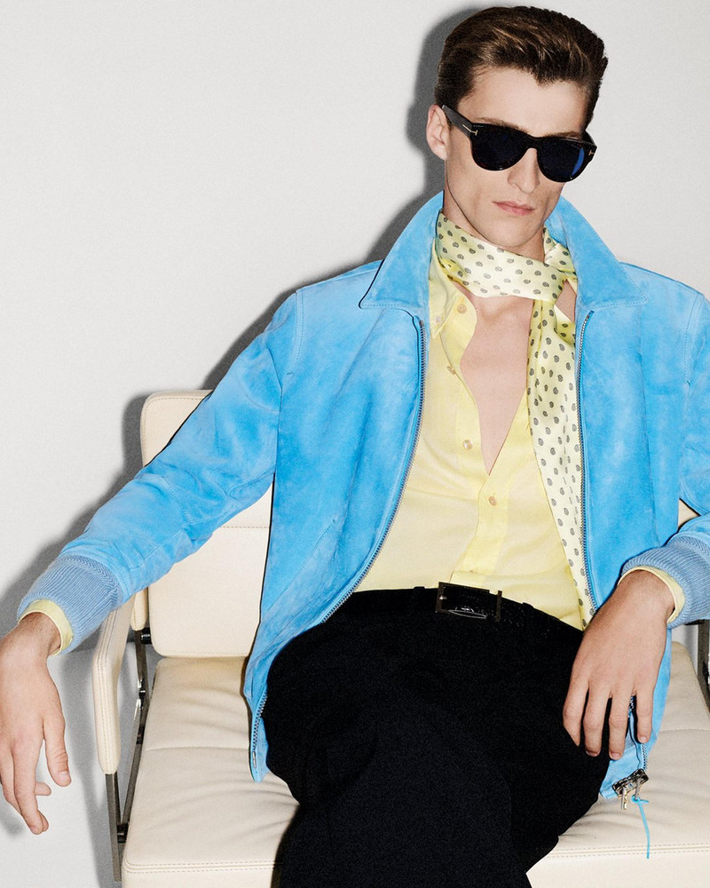 CASHMERE SUEDE COLLAR BLOUSON 6