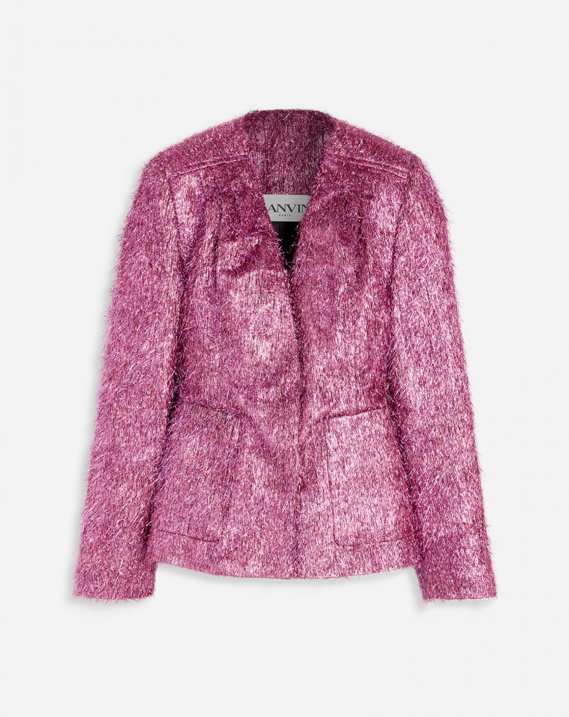 FITTED JACKET WITH REMOVABLE COLLAR - 1