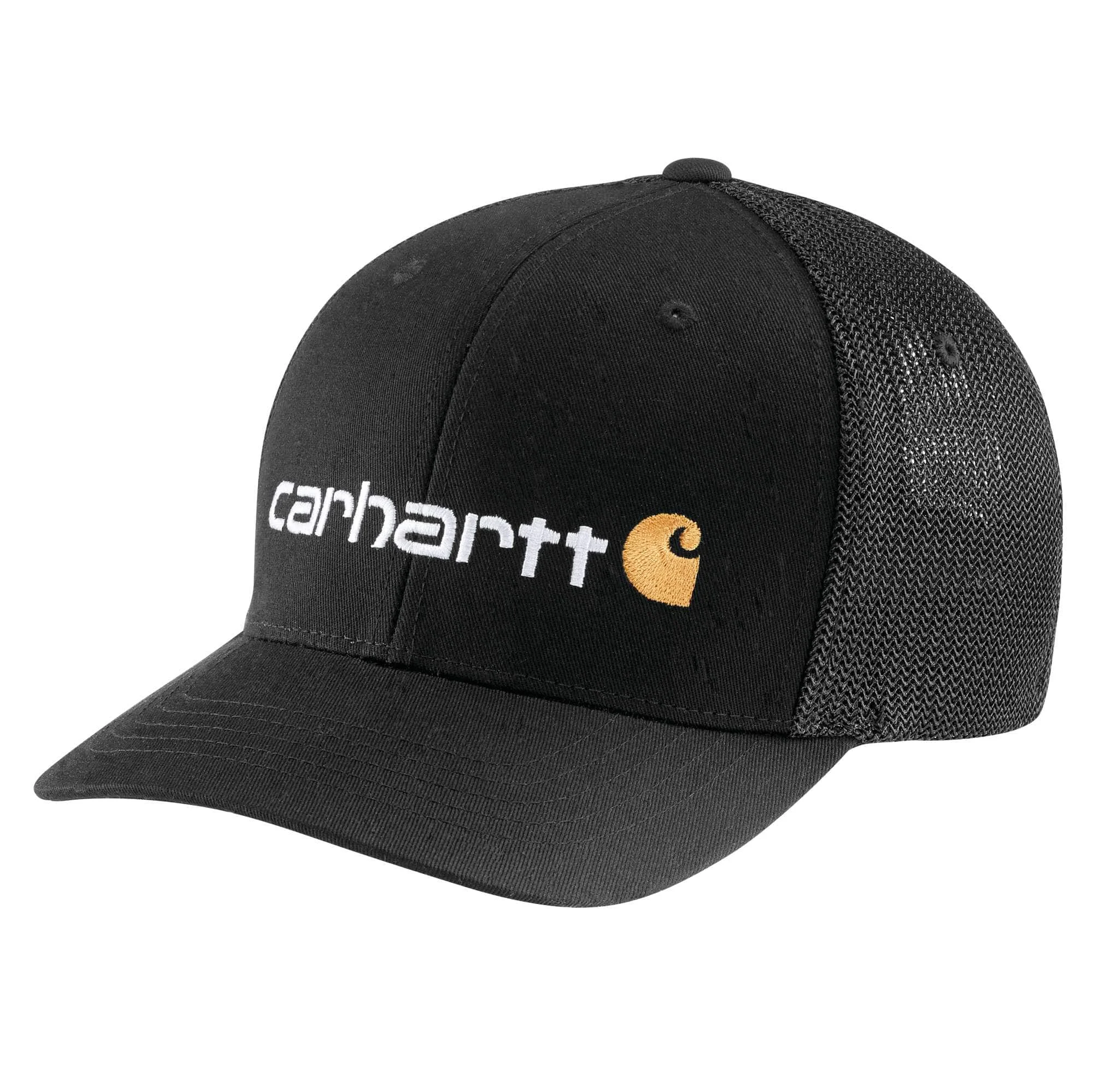 Rugged Flex® Fitted Canvas Mesh-Back Logo Graphic Cap - 1