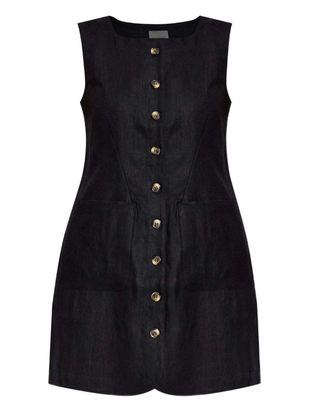 linen mini dress - 1