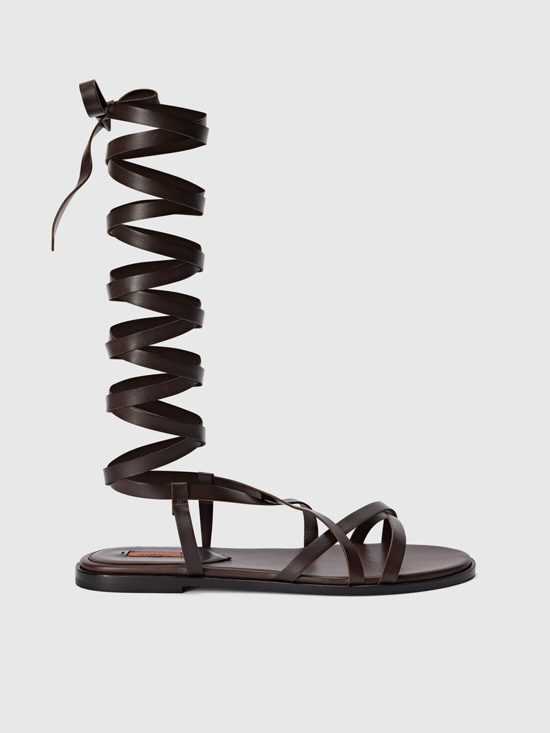 Ankle wrap sandal 1
