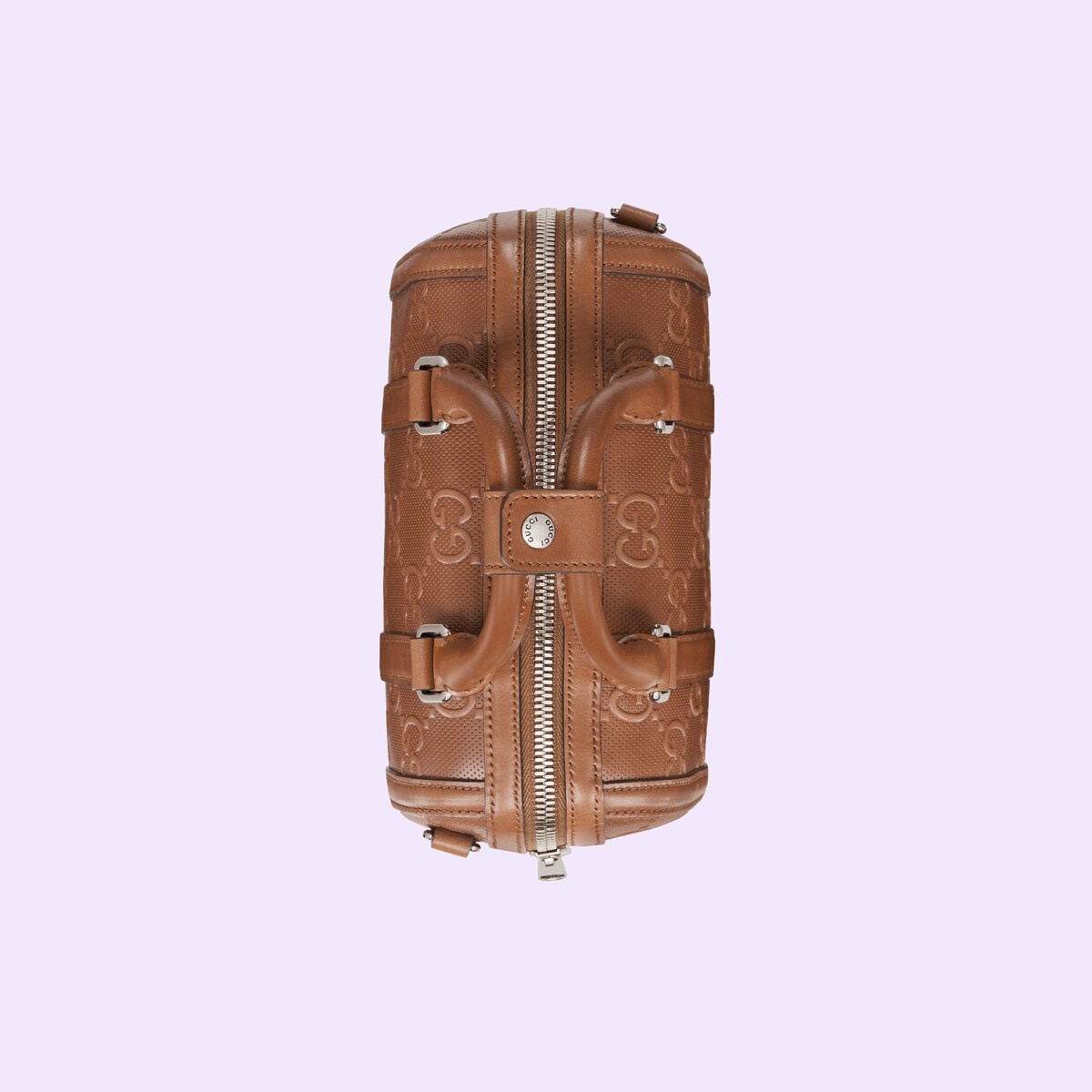 GG embossed mini duffle bag - 8