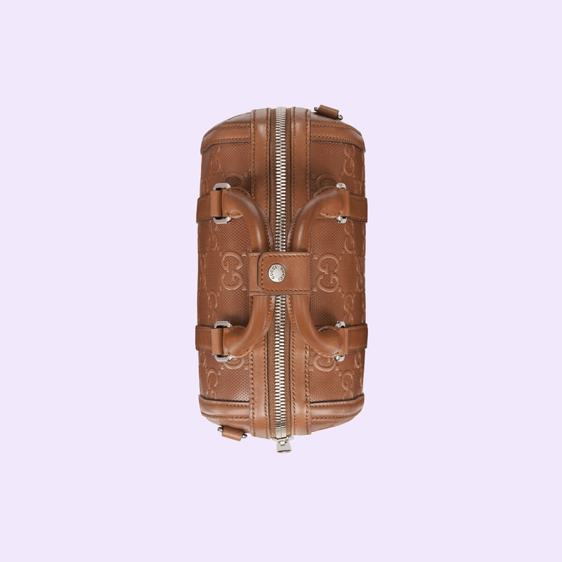 GG embossed mini duffle bag 8