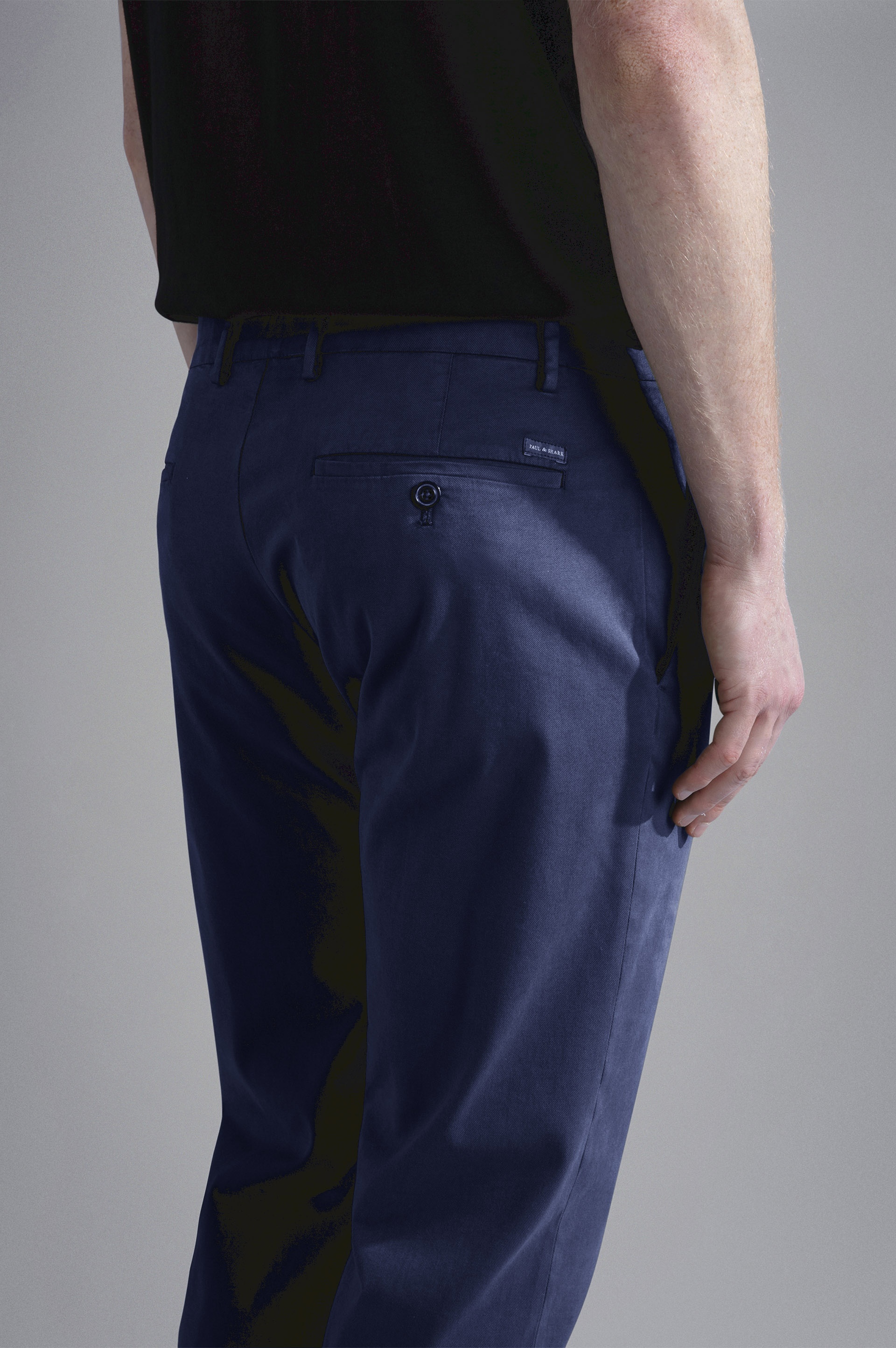 TWILL TENCEL COTTON CHINO TROUSERS - 4