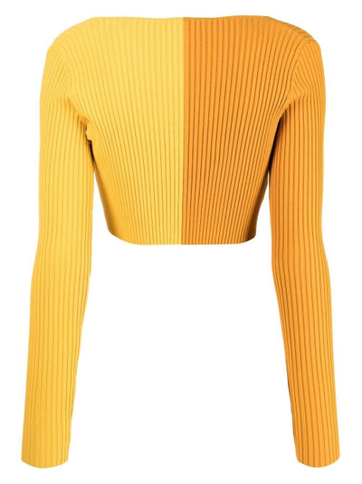 STAUD two-tone panel jumper outlook