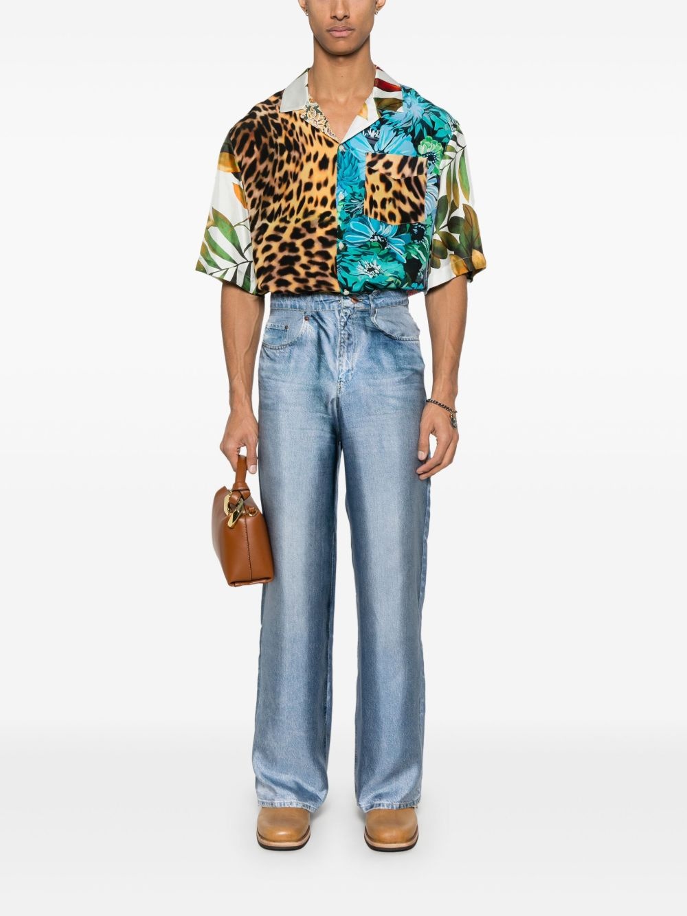 Pierre Louis Mascia - Pierre Louis Mascia aloe silk trousers - 5