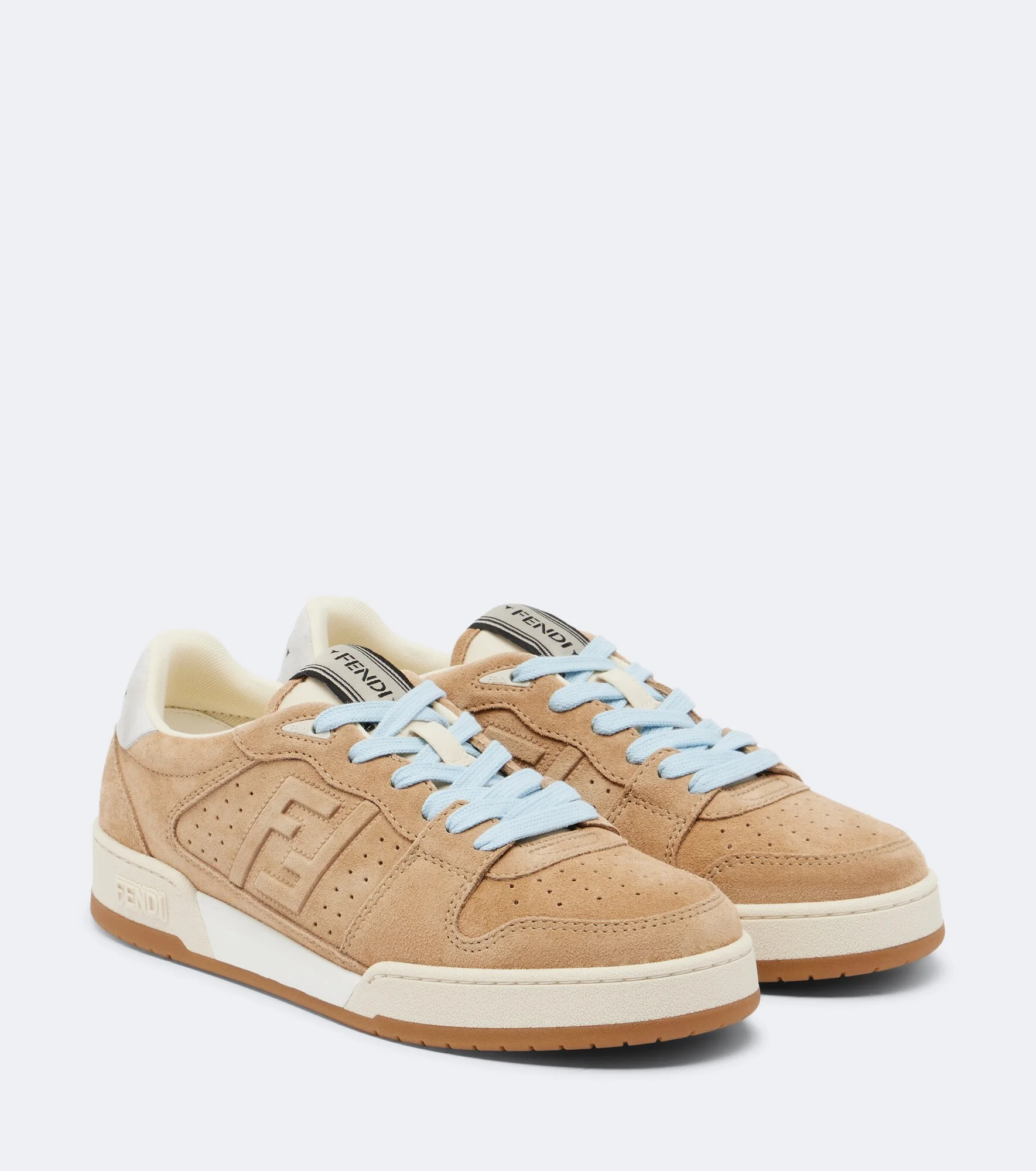 Fendi Match suede sneakers - 1