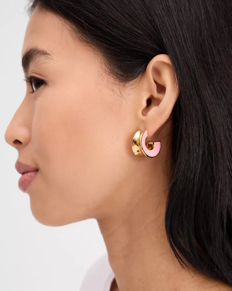 kate spade Bold Small Hoops outlook