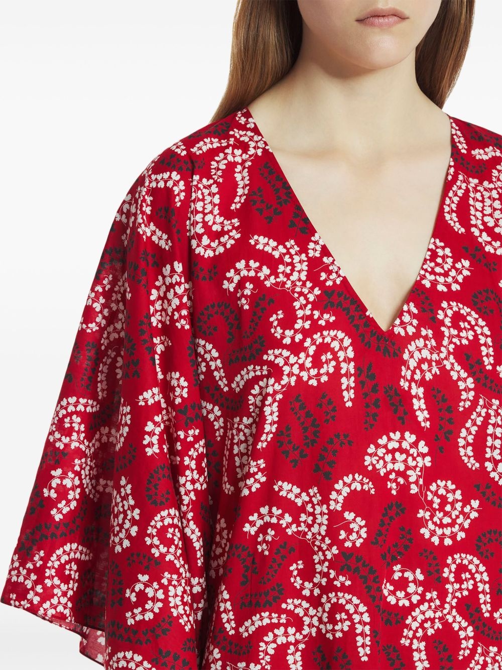 floral-print kaftan - 4