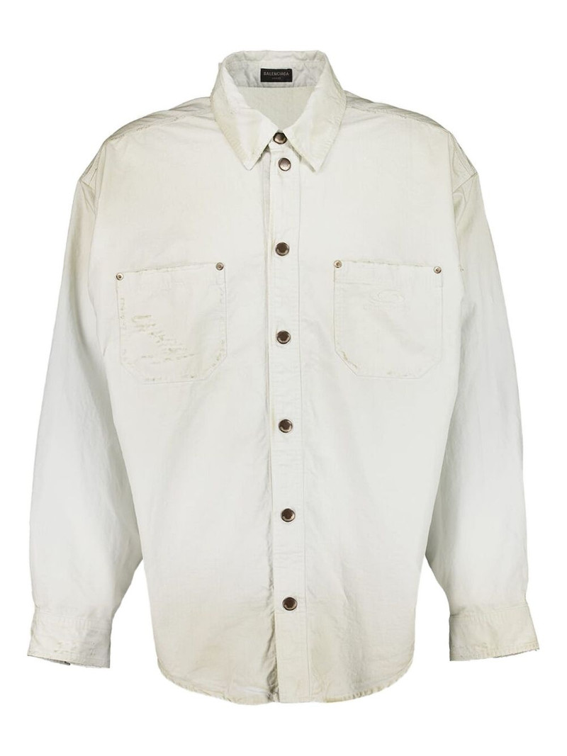 two-pocket button-up shirt 1