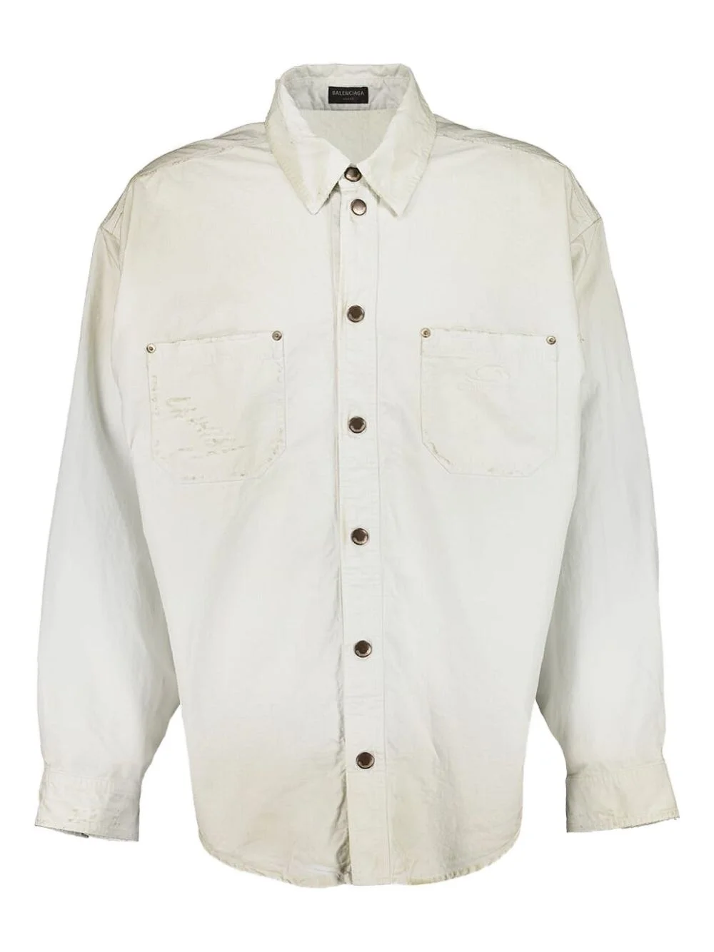 two-pocket button-up shirt - 1